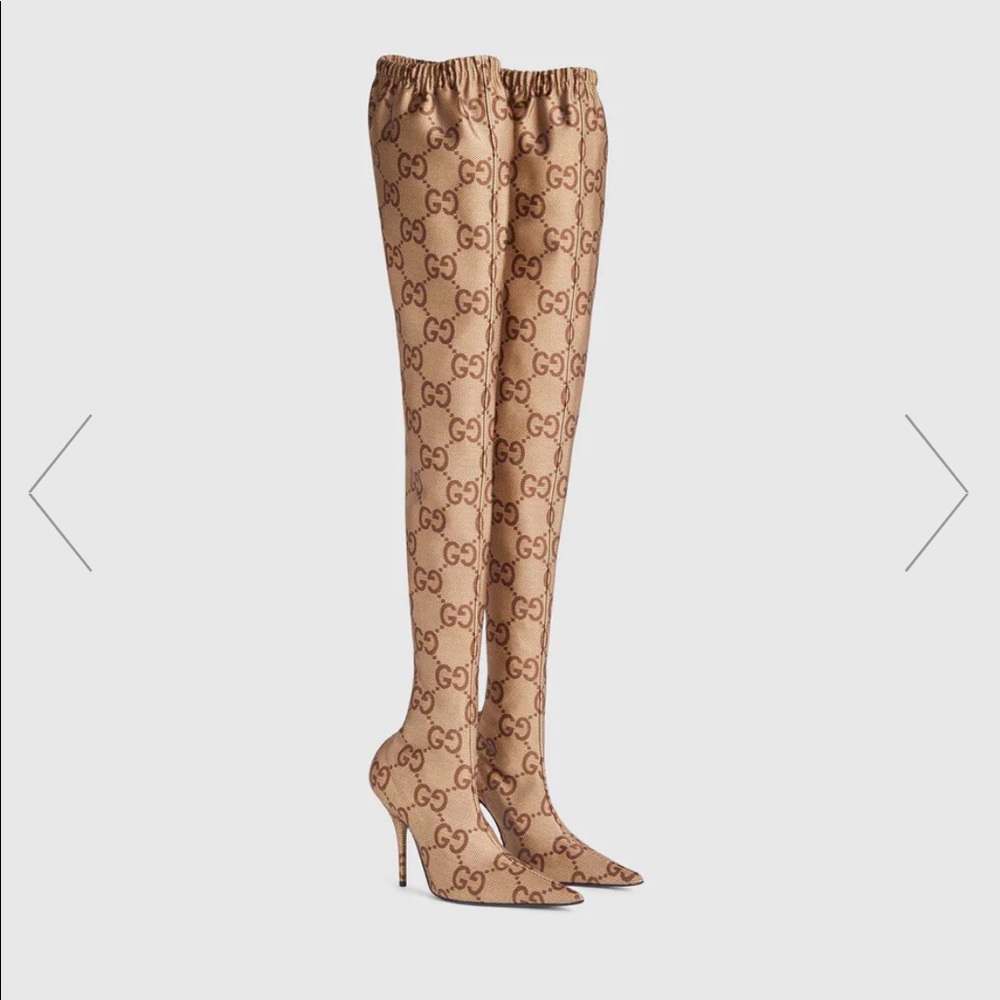 Gucci x Balenciaga The Hacker Project Thigh Boots
